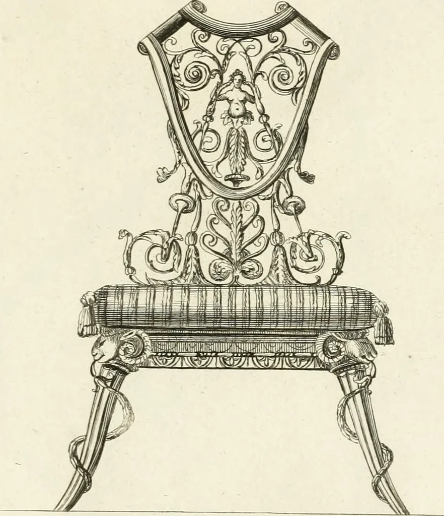 An illustration from The builder's magazine, or, A universal dictionary for architects, carpenters, masons, bricklayers, &c. as well as for every gentleman who would wish to be a competent judge of the elegant and necessary art of building : consisting of designs in architecture ... : together with the plans and sections serving as an unerring assistant in the construction of any building, from a palace to a cottage ..., 1800, leaf 248