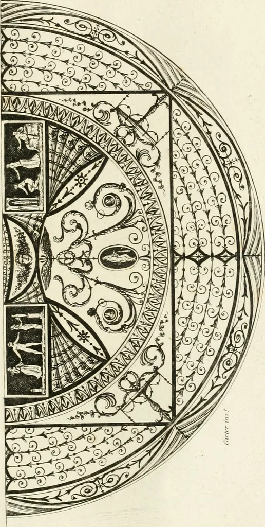 An illustration from The builder's magazine, or, A universal dictionary for architects, carpenters, masons, bricklayers, &c. as well as for every gentleman who would wish to be a competent judge of the elegant and necessary art of building : consisting of designs in architecture ... : together with the plans and sections serving as an unerring assistant in the construction of any building, from a palace to a cottage ..., 1800, leaf 266