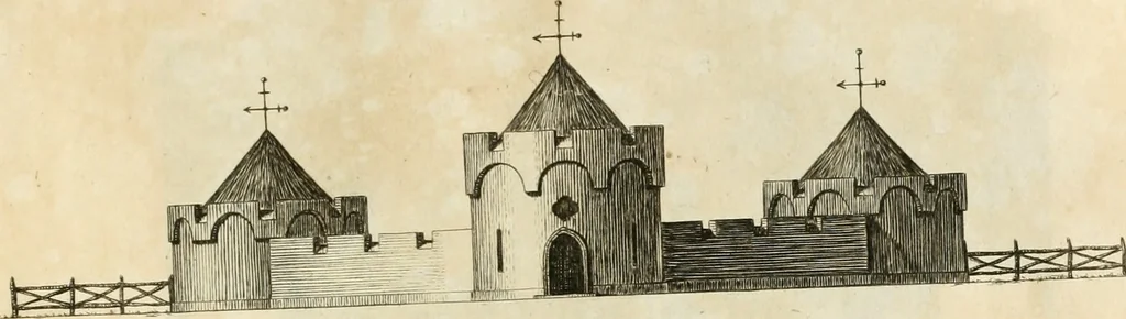 An illustration from The builder's magazine, or, A universal dictionary for architects, carpenters, masons, bricklayers, &c. as well as for every gentleman who would wish to be a competent judge of the elegant and necessary art of building : consisting of designs in architecture ... : together with the plans and sections serving as an unerring assistant in the construction of any building, from a palace to a cottage ..., 1800, leaf 276