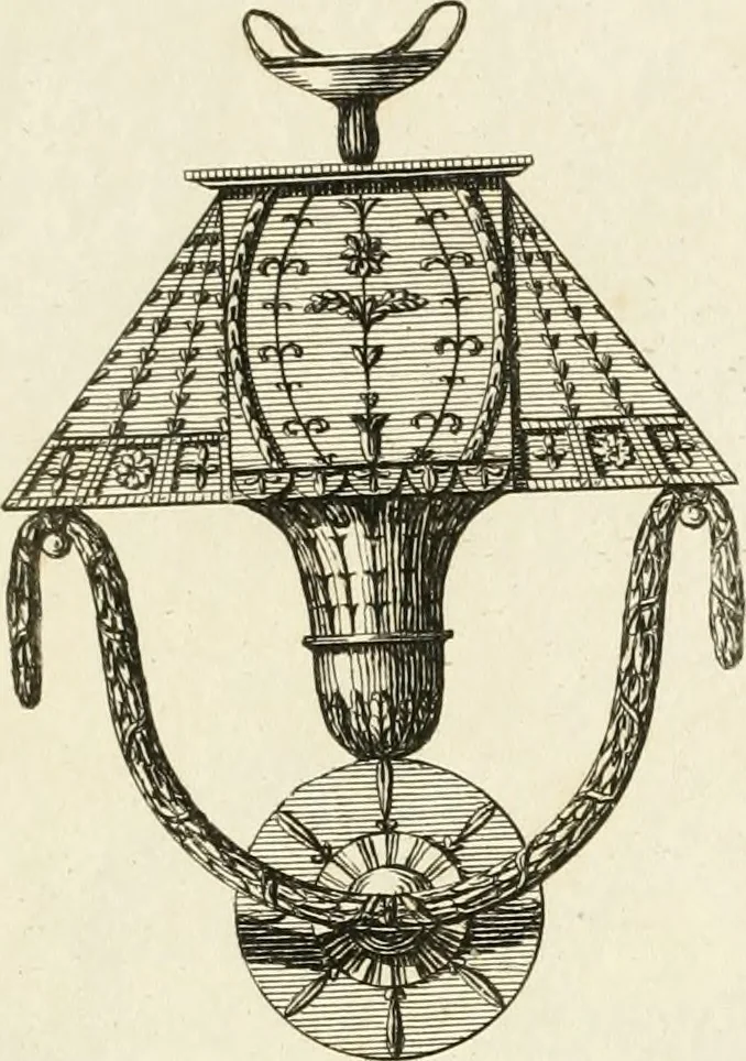 An illustration from The builder's magazine, or, A universal dictionary for architects, carpenters, masons, bricklayers, &c. as well as for every gentleman who would wish to be a competent judge of the elegant and necessary art of building : consisting of designs in architecture ... : together with the plans and sections serving as an unerring assistant in the construction of any building, from a palace to a cottage ..., 1800, leaf 368