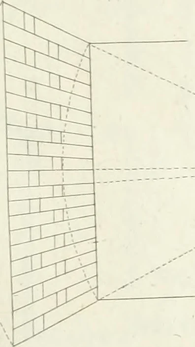 An illustration from The builder's magazine, or, A universal dictionary for architects, carpenters, masons, bricklayers, &c. as well as for every gentleman who would wish to be a competent judge of the elegant and necessary art of building : consisting of designs in architecture ... : together with the plans and sections serving as an unerring assistant in the construction of any building, from a palace to a cottage ..., 1800, leaf 58