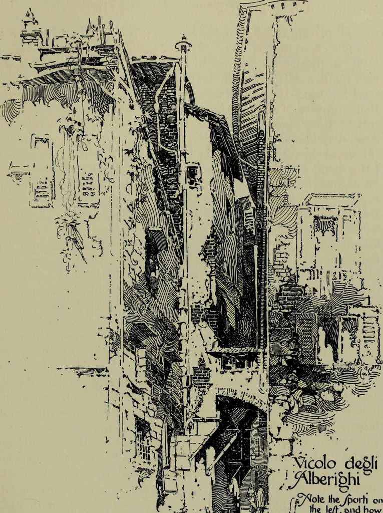 An illustration from The builders of Florence, 1907, leaf 108