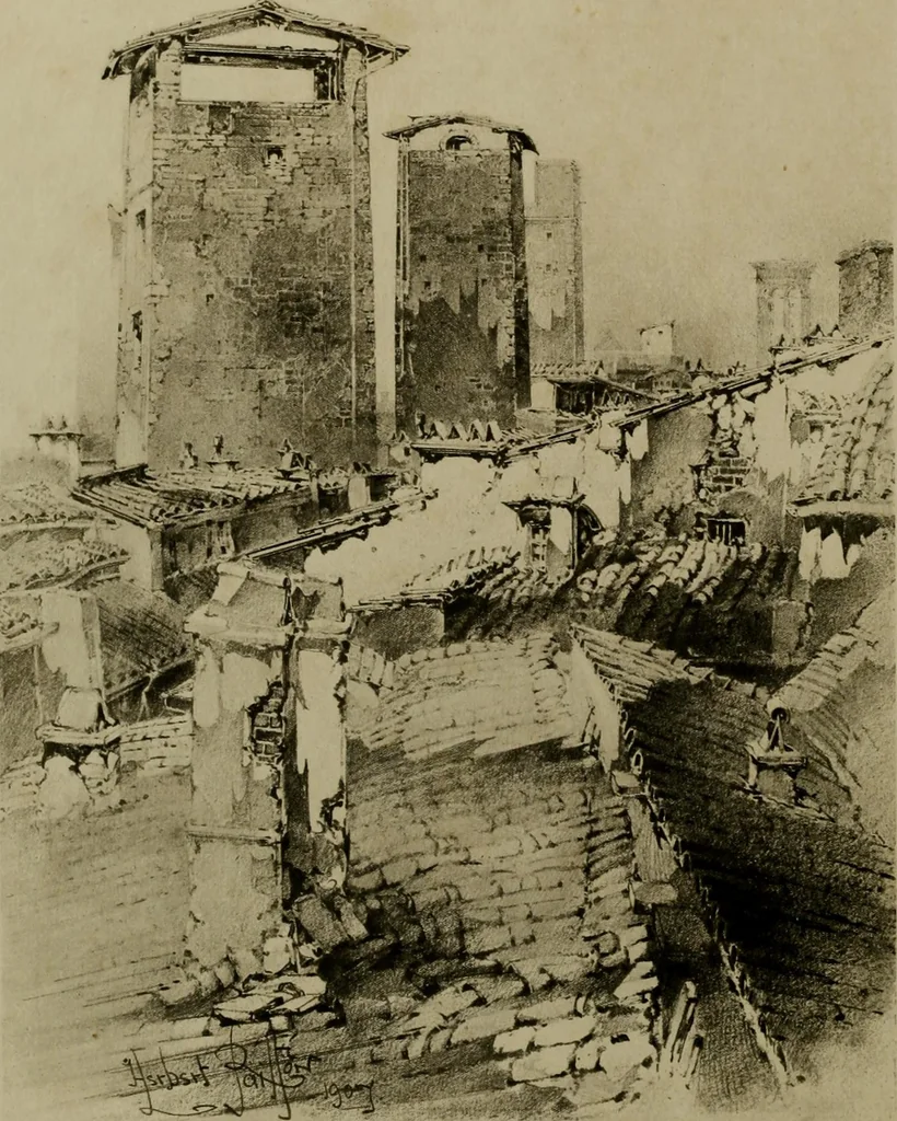 An illustration from The builders of Florence, 1907, leaf 11