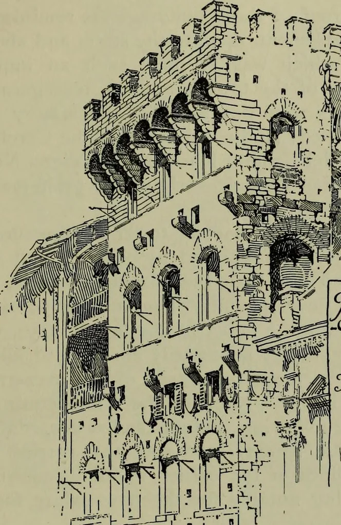 An illustration from The builders of Florence, 1907, leaf 110