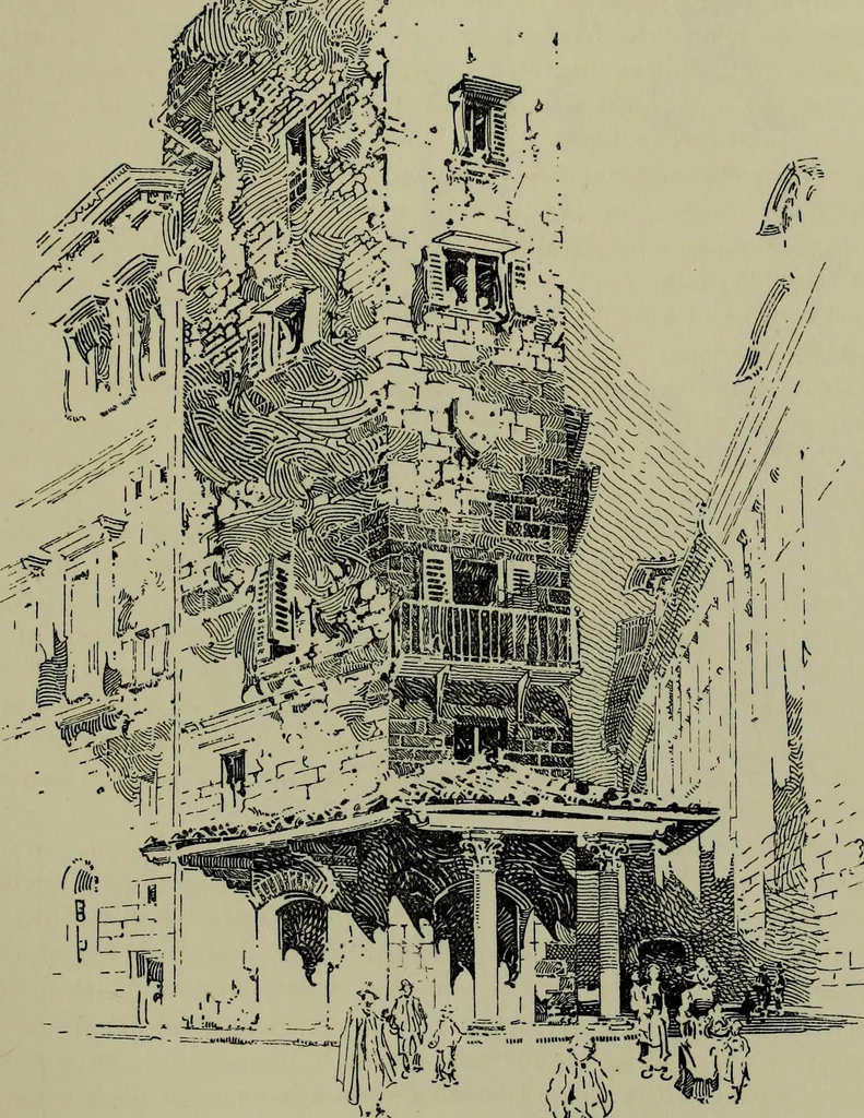 An illustration from The builders of Florence, 1907, leaf 112