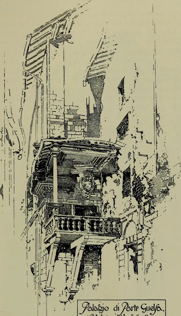 An illustration from The builders of Florence, 1907, leaf 130