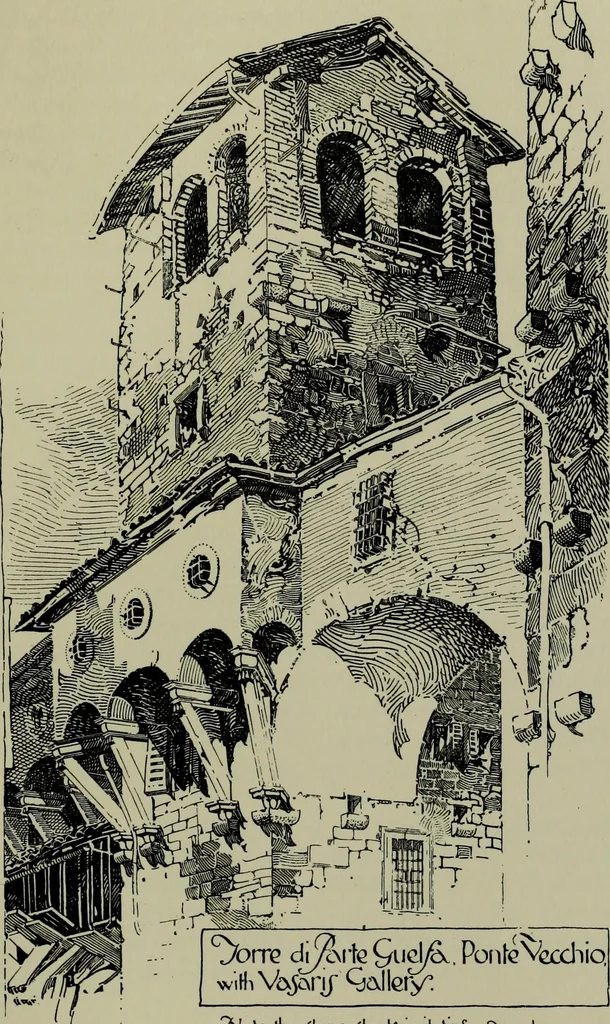 An illustration from The builders of Florence, 1907, leaf 132