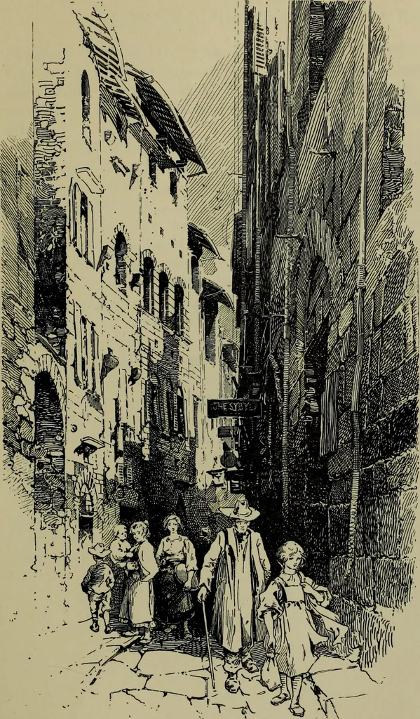 An illustration from The builders of Florence, 1907, leaf 146