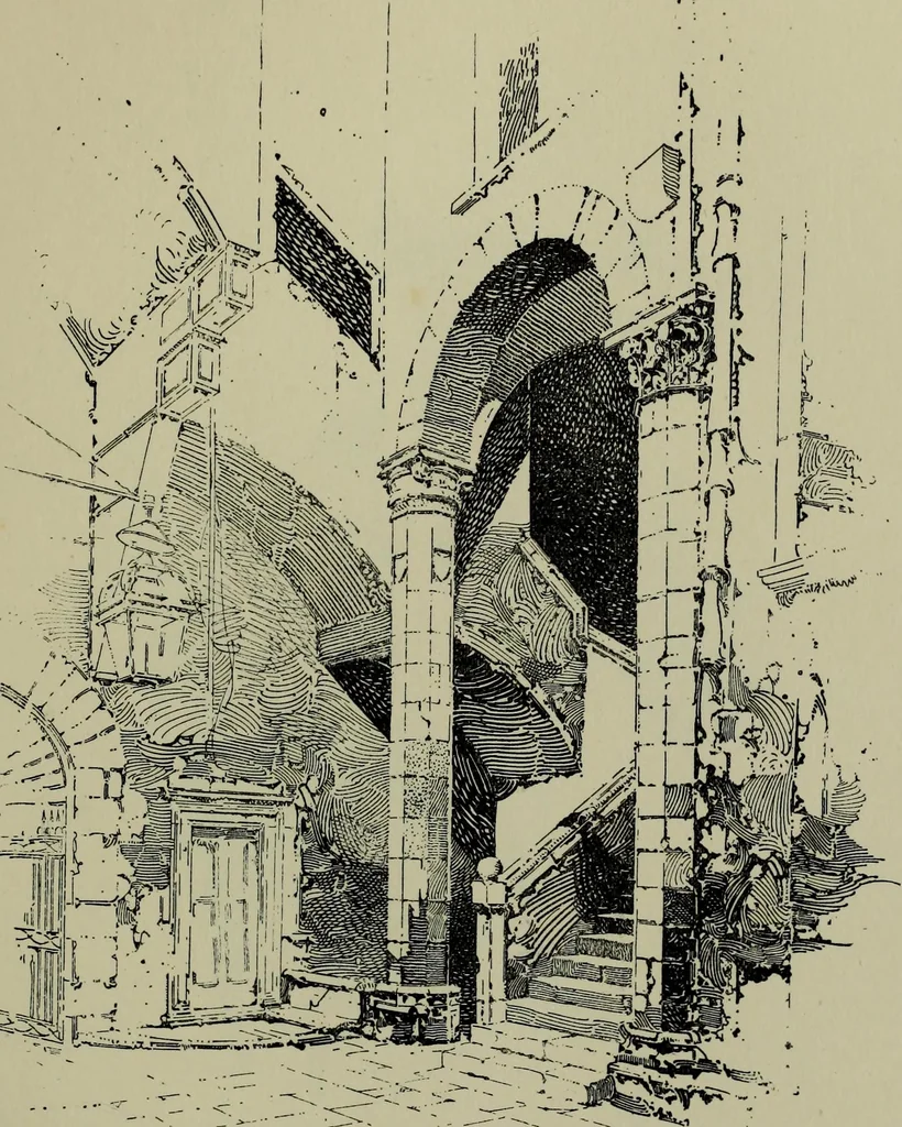 An illustration from The builders of Florence, 1907, leaf 152