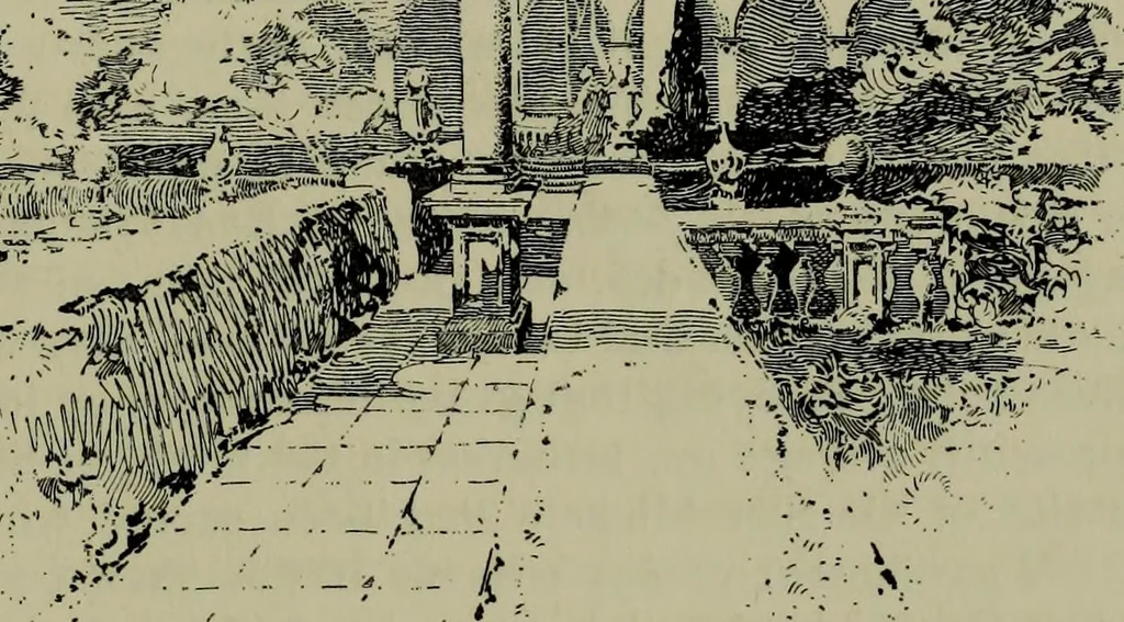 An illustration from The builders of Florence, 1907, leaf 200