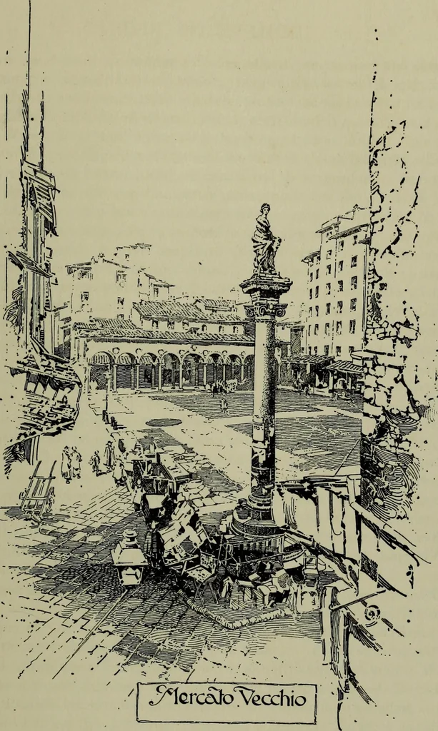 An illustration from The builders of Florence, 1907, leaf 28
