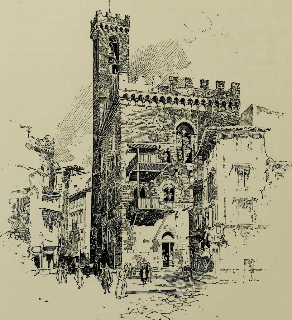 An illustration from The builders of Florence, 1907, leaf 369