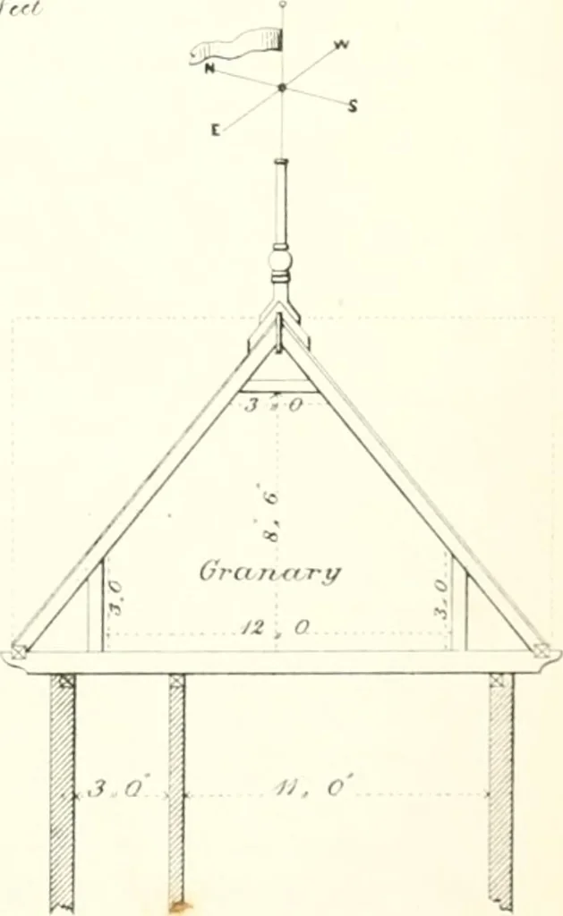 An illustration from The builder's practical director; or, Buildings for all classes, containing plans, sections and elevations for the erection of cottages, villas, farm buildings, dispensaries, public schools, &c., with detailed estimates, quantities, prices, &c. .., 1855, leaf 114