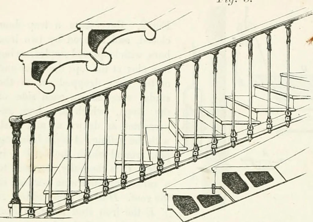 An illustration from The builder's practical director; or, Buildings for all classes, containing plans, sections and elevations for the erection of cottages, villas, farm buildings, dispensaries, public schools, &c., with detailed estimates, quantities, prices, &c. .., 1855, leaf 165