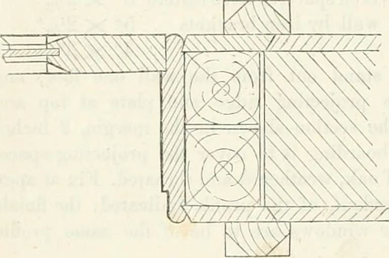 An illustration from The builder's practical director; or, Buildings for all classes, containing plans, sections and elevations for the erection of cottages, villas, farm buildings, dispensaries, public schools, &c., with detailed estimates, quantities, prices, &c. .., 1855, leaf 181
