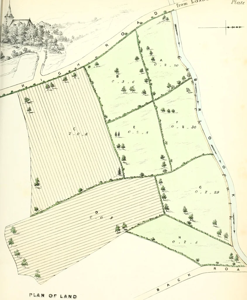 An illustration from The builder's practical director; or, Buildings for all classes, containing plans, sections and elevations for the erection of cottages, villas, farm buildings, dispensaries, public schools, &c., with detailed estimates, quantities, prices, &c. .., 1855, leaf 206