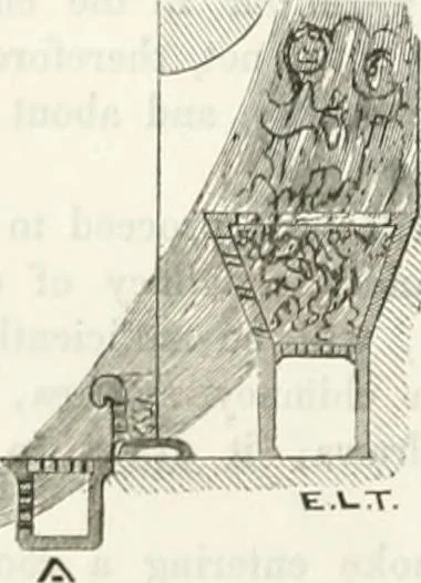 An illustration from The builder's practical director; or, Buildings for all classes, containing plans, sections and elevations for the erection of cottages, villas, farm buildings, dispensaries, public schools, &c., with detailed estimates, quantities, prices, &c. .., 1855, leaf 233