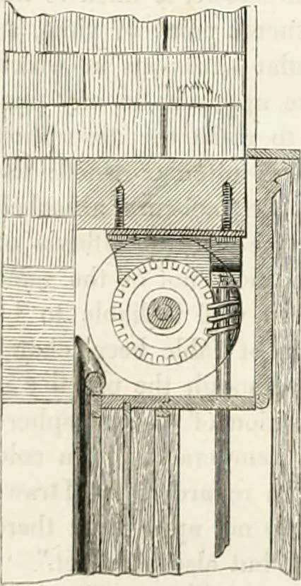 An illustration from The builder's practical director; or, Buildings for all classes, containing plans, sections and elevations for the erection of cottages, villas, farm buildings, dispensaries, public schools, &c., with detailed estimates, quantities, prices, &c. .., 1855, leaf 281