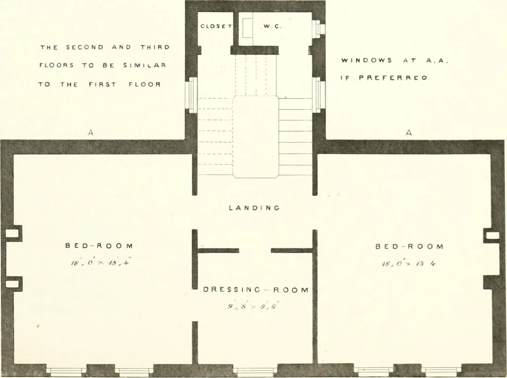 An illustration from The builder's practical director; or, Buildings for all classes, containing plans, sections and elevations for the erection of cottages, villas, farm buildings, dispensaries, public schools, &c., with detailed estimates, quantities, prices, &c. .., 1855, leaf 294