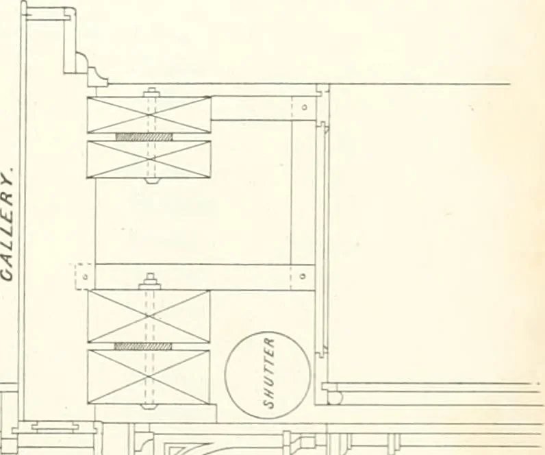 An illustration from The builder's practical director; or, Buildings for all classes, containing plans, sections and elevations for the erection of cottages, villas, farm buildings, dispensaries, public schools, &c., with detailed estimates, quantities, prices, &c. .., 1855, leaf 306