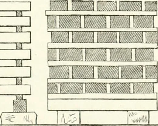 An illustration from The builder's practical director; or, Buildings for all classes, containing plans, sections and elevations for the erection of cottages, villas, farm buildings, dispensaries, public schools, &c., with detailed estimates, quantities, prices, &c. .., 1855, leaf 312