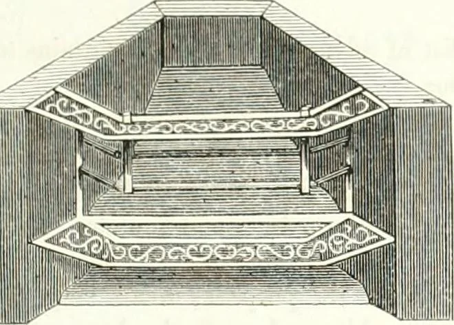 An illustration from The builder's practical director; or, Buildings for all classes, containing plans, sections and elevations for the erection of cottages, villas, farm buildings, dispensaries, public schools, &c., with detailed estimates, quantities, prices, &c. .., 1855, leaf 360