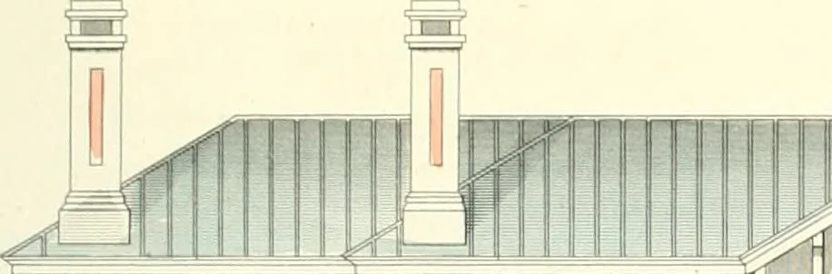 An illustration from The builder's practical director; or, Buildings for all classes, containing plans, sections and elevations for the erection of cottages, villas, farm buildings, dispensaries, public schools, &c., with detailed estimates, quantities, prices, &c. .., 1855, leaf 366