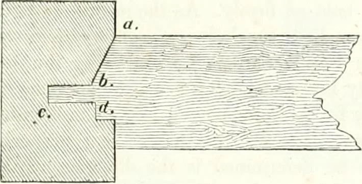 An illustration from The builder's practical director; or, Buildings for all classes, containing plans, sections and elevations for the erection of cottages, villas, farm buildings, dispensaries, public schools, &c., with detailed estimates, quantities, prices, &c. .., 1855, leaf 368