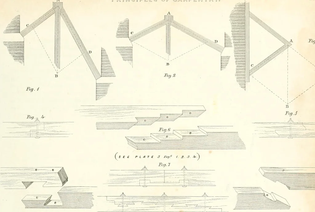 An illustration from The builder's practical director; or, Buildings for all classes, containing plans, sections and elevations for the erection of cottages, villas, farm buildings, dispensaries, public schools, &c., with detailed estimates, quantities, prices, &c. .., 1855, leaf 370