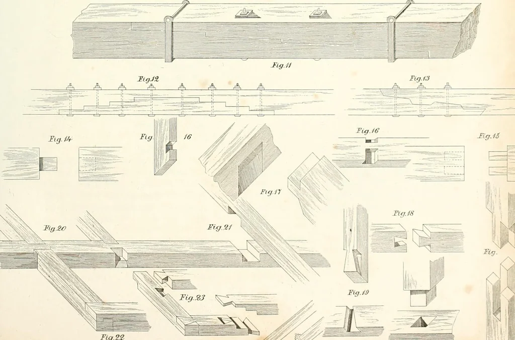 An illustration from The builder's practical director; or, Buildings for all classes, containing plans, sections and elevations for the erection of cottages, villas, farm buildings, dispensaries, public schools, &c., with detailed estimates, quantities, prices, &c. .., 1855, leaf 370