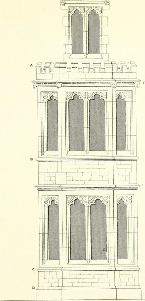 An illustration from The builder's practical director; or, Buildings for all classes, containing plans, sections and elevations for the erection of cottages, villas, farm buildings, dispensaries, public schools, &c., with detailed estimates, quantities, prices, &c. .., 1855, leaf 378
