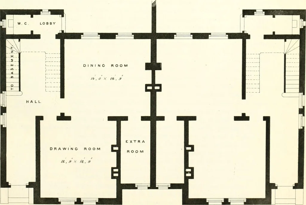 An illustration from The builder's practical director; or, Buildings for all classes, containing plans, sections and elevations for the erection of cottages, villas, farm buildings, dispensaries, public schools, &c., with detailed estimates, quantities, prices, &c. .., 1855, leaf 450