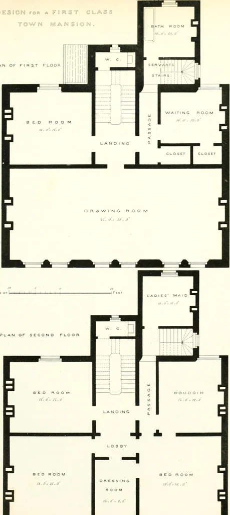 An illustration from The builder's practical director; or, Buildings for all classes, containing plans, sections and elevations for the erection of cottages, villas, farm buildings, dispensaries, public schools, &c., with detailed estimates, quantities, prices, &c. .., 1855, leaf 522