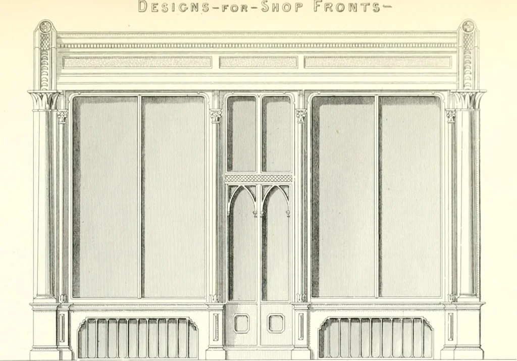 An illustration from The builder's practical director; or, Buildings for all classes, containing plans, sections and elevations for the erection of cottages, villas, farm buildings, dispensaries, public schools, &c., with detailed estimates, quantities, prices, &c. .., 1855, leaf 530