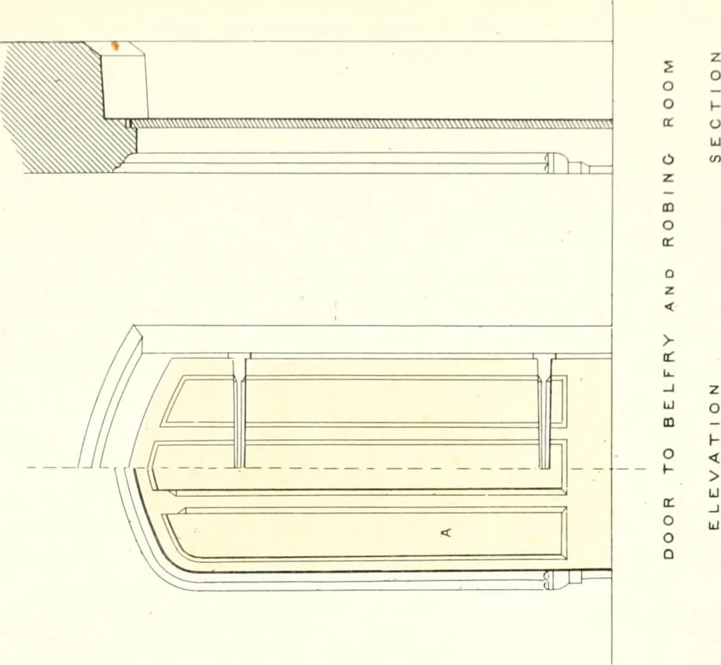 An illustration from The builder's practical director; or, Buildings for all classes, containing plans, sections and elevations for the erection of cottages, villas, farm buildings, dispensaries, public schools, &c., with detailed estimates, quantities, prices, &c. .., 1855, leaf 552