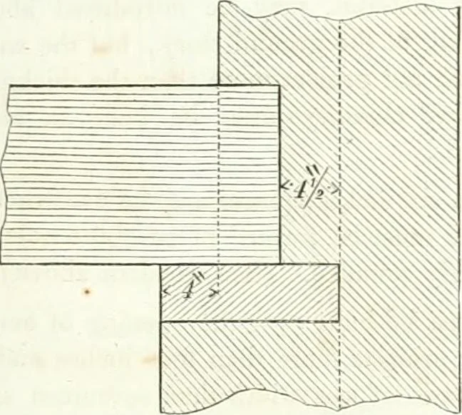An illustration from The builder's practical director; or, Buildings for all classes, containing plans, sections and elevations for the erection of cottages, villas, farm buildings, dispensaries, public schools, &c., with detailed estimates, quantities, prices, &c. .., 1855, leaf 566