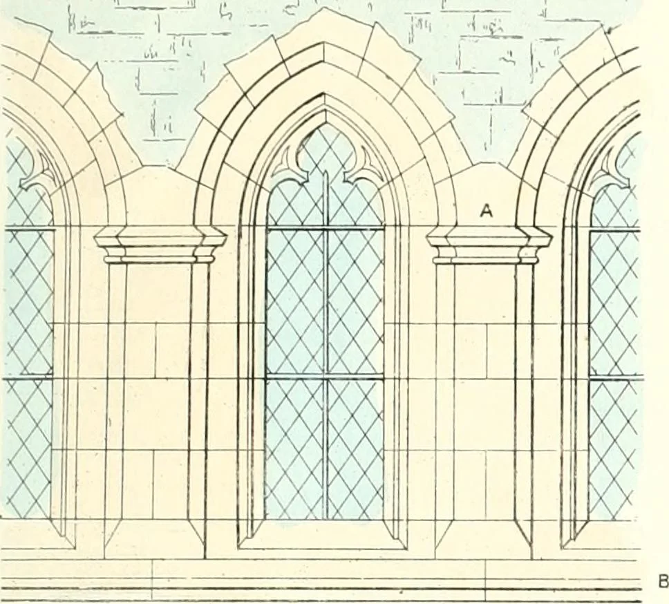 An illustration from The builder's practical director; or, Buildings for all classes, containing plans, sections and elevations for the erection of cottages, villas, farm buildings, dispensaries, public schools, &c., with detailed estimates, quantities, prices, &c. .., 1855, leaf 568