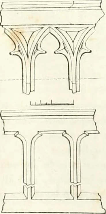 An illustration from The builder's practical director; or, Buildings for all classes, containing plans, sections and elevations for the erection of cottages, villas, farm buildings, dispensaries, public schools, &c., with detailed estimates, quantities, prices, &c. .., 1855, leaf 594
