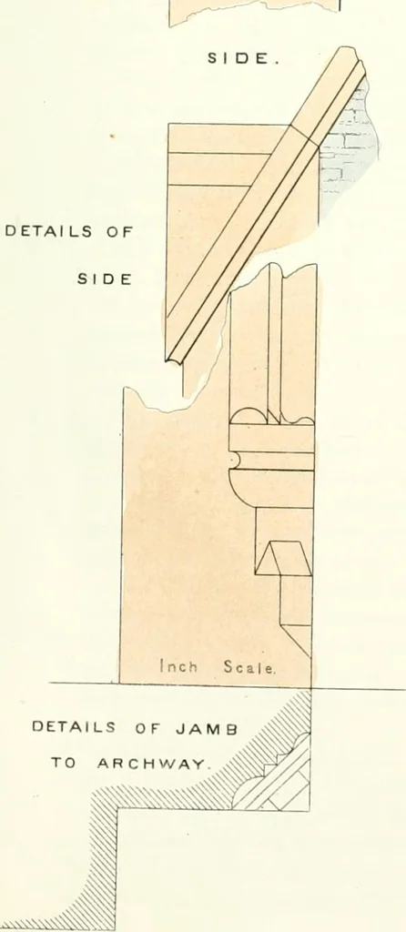 An illustration from The builder's practical director; or, Buildings for all classes, containing plans, sections and elevations for the erection of cottages, villas, farm buildings, dispensaries, public schools, &c., with detailed estimates, quantities, prices, &c. .., 1855, leaf 600