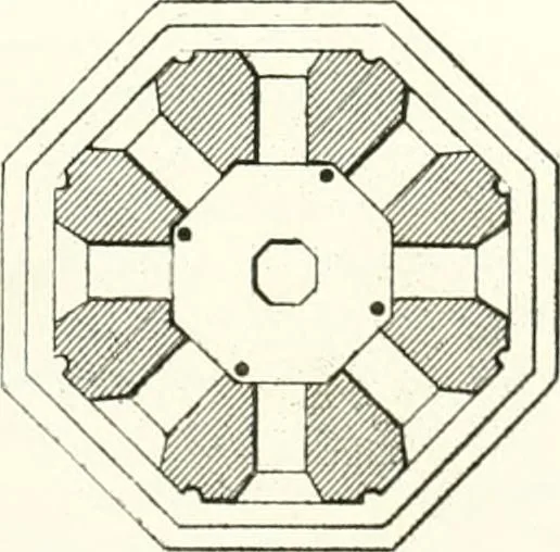 An illustration from The builder's practical director; or, Buildings for all classes, containing plans, sections and elevations for the erection of cottages, villas, farm buildings, dispensaries, public schools, &c., with detailed estimates, quantities, prices, &c. .., 1855, leaf 604
