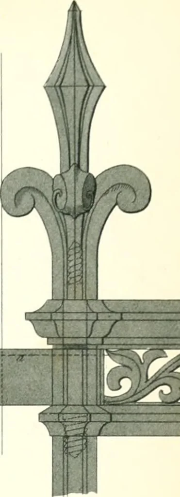 An illustration from The builder's practical director; or, Buildings for all classes, containing plans, sections and elevations for the erection of cottages, villas, farm buildings, dispensaries, public schools, &c., with detailed estimates, quantities, prices, &c. .., 1855, leaf 620