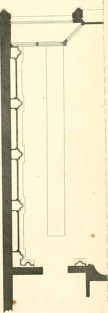 An illustration from The builder's practical director; or, Buildings for all classes, containing plans, sections and elevations for the erection of cottages, villas, farm buildings, dispensaries, public schools, &c., with detailed estimates, quantities, prices, &c. .., 1855, leaf 632