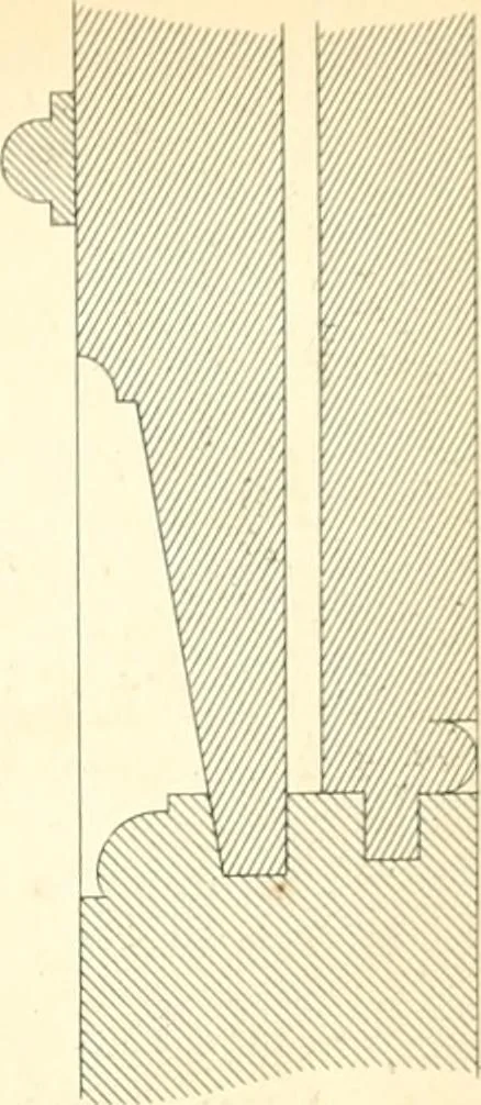 An illustration from The builder's practical director; or, Buildings for all classes, containing plans, sections and elevations for the erection of cottages, villas, farm buildings, dispensaries, public schools, &c., with detailed estimates, quantities, prices, &c. .., 1855, leaf 664