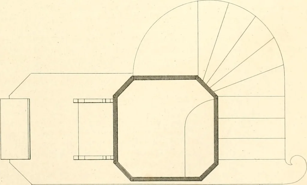 An illustration from The builder's practical director; or, Buildings for all classes, containing plans, sections and elevations for the erection of cottages, villas, farm buildings, dispensaries, public schools, &c., with detailed estimates, quantities, prices, &c. .., 1855, leaf 680
