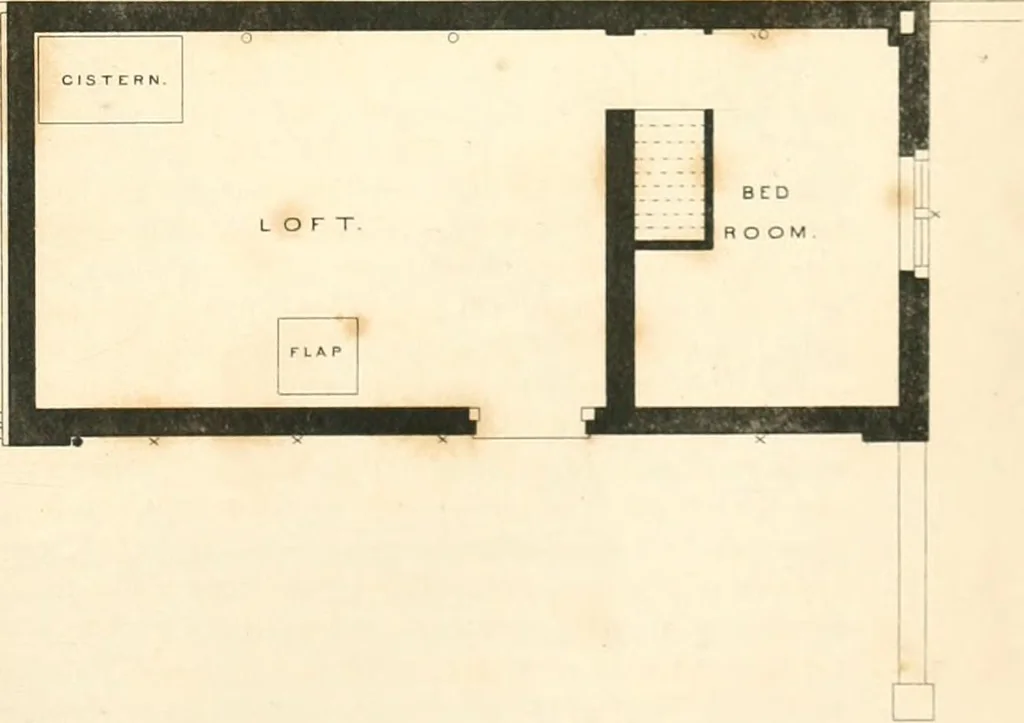 An illustration from The builder's practical director; or, Buildings for all classes, containing plans, sections and elevations for the erection of cottages, villas, farm buildings, dispensaries, public schools, &c., with detailed estimates, quantities, prices, &c. .., 1855, leaf 720