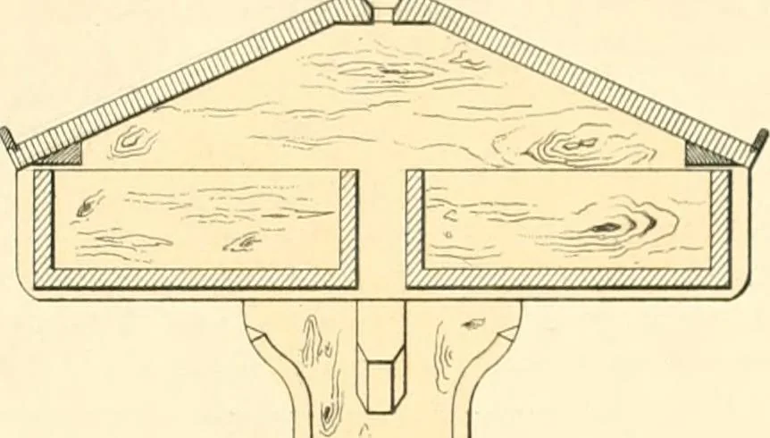An illustration from The builder's practical director; or, Buildings for all classes, containing plans, sections and elevations for the erection of cottages, villas, farm buildings, dispensaries, public schools, &c., with detailed estimates, quantities, prices, &c. .., 1855, leaf 728