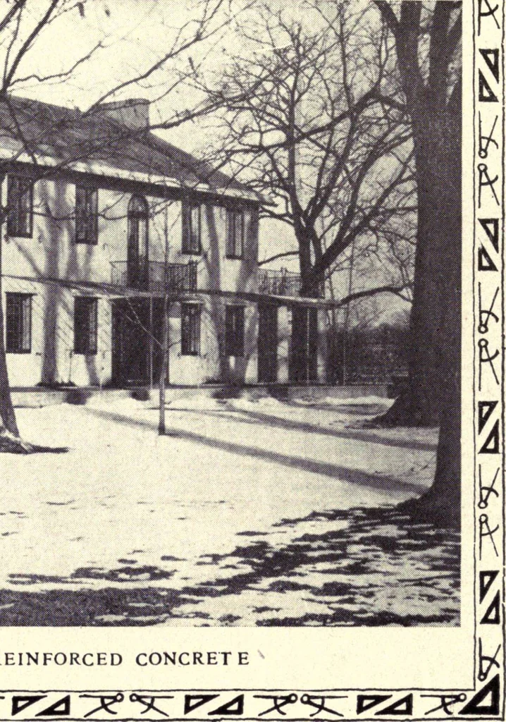 An illustration from Building by a builder; practical and economical considerations for the man about to build, 1914, leaf 106