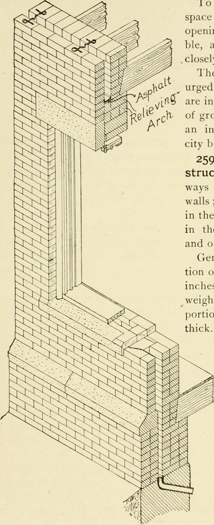 An illustration from Building construction and superintendence, by F.E. Kidder ..., 1896, leaf 234
