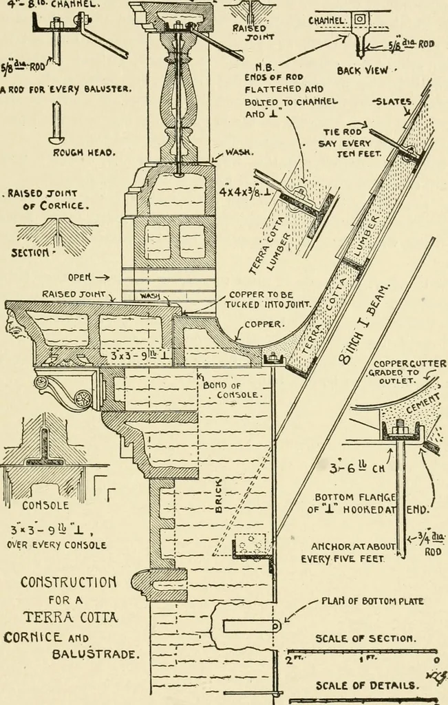 An illustration from Building construction and superintendence, by F.E. Kidder ..., 1896, leaf 270