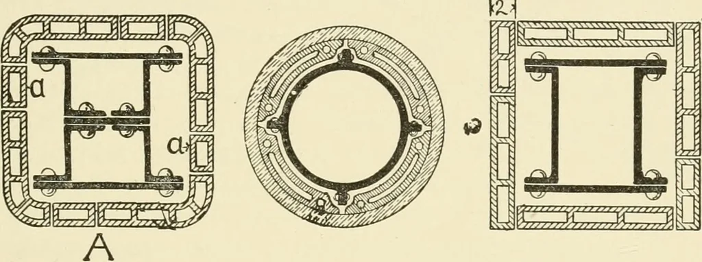 An illustration from Building construction and superintendence, by F.E. Kidder ..., 1896, leaf 312